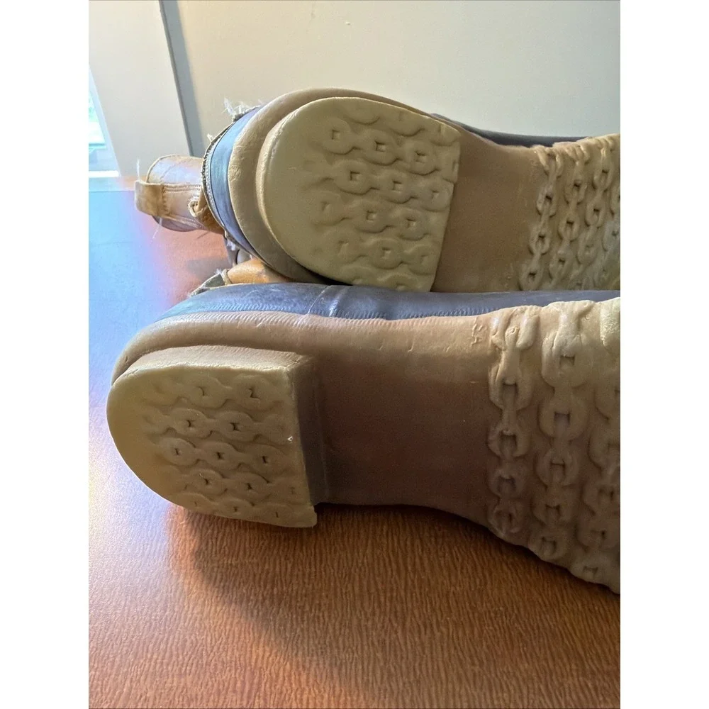 Vtg LL Bean Duck Boots Soze 12 Old Tags Mid Calf USA